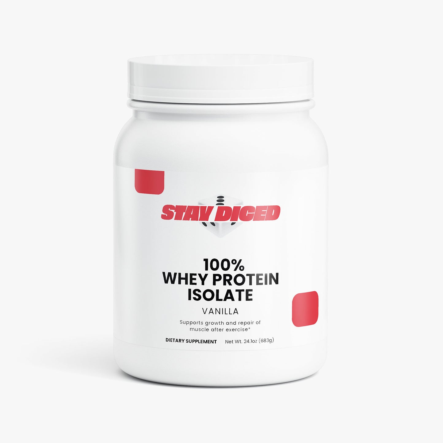 Stay Diced 100% Whey Protein Isolate (Vanilla)