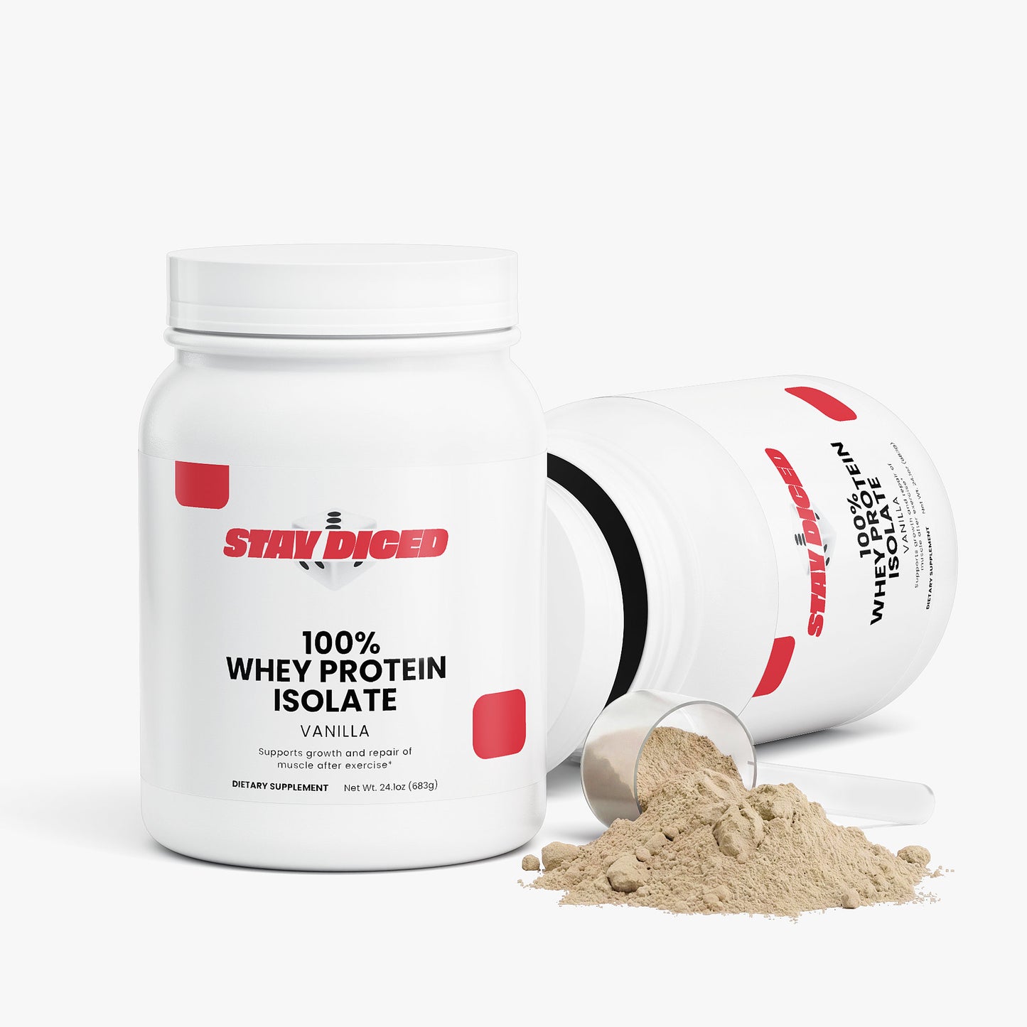 Stay Diced 100% Whey Protein Isolate (Vanilla)