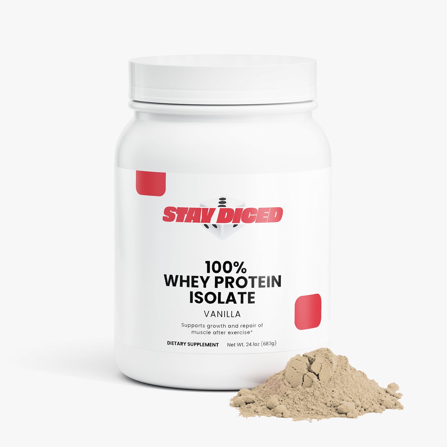 Stay Diced 100% Whey Protein Isolate (Vanilla)